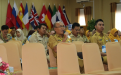Peserta kegiatan Sosialisasi peraturan perundang-undangan bidang kepegawaian antusias menyampaikan pertanyaan terkait permasalah cuti.
